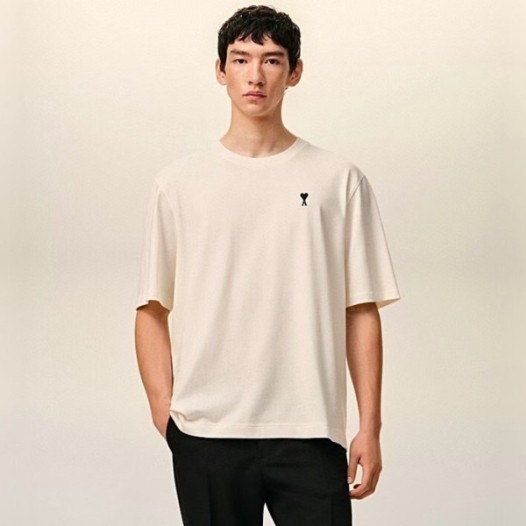 ❤아미 남성 라운드 반팔티 - Ami Mens Round Tshirt - amc13395x