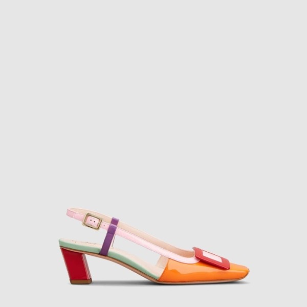 ✨로저비비에 여성 벨 비비에 슬링백 펌프스 - Roger Vivier Womens Belle Vivier Slingback Pumps - ros8987x