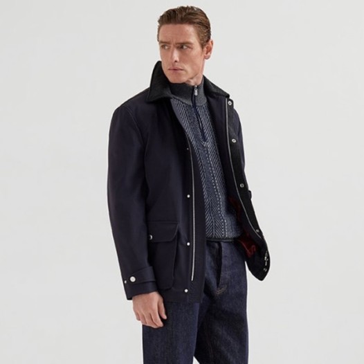 ❤브루넬로쿠치넬리 남성 폴로 재킷 - Brunello Cucinelli Mens Polo Jacket - brc13416x