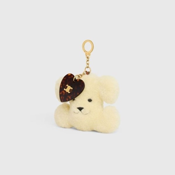✨셀린느 트리옹프 폼폼 키링 - Celine Triomphe PomPom Key Ring - acc6932x