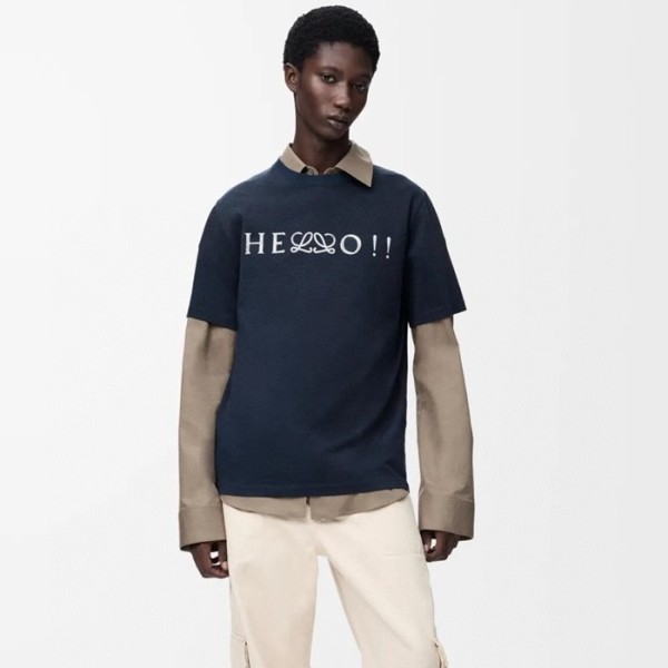 ✨로에베 남성 라운드 반팔티 - Loewe Mens Round Tshirt - loc13430x