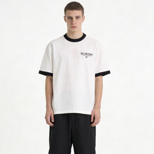 ❤발렌티노 남성 라운드 반팔티 - Valentino Mens Round Tshirt - vac13446x