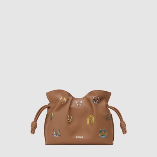 ★로에베 김혜수 여성 미니 플라멩코 클러치 숄더백 - Loewe Womens Cats Mini Flamenco Clutch - lob13371x