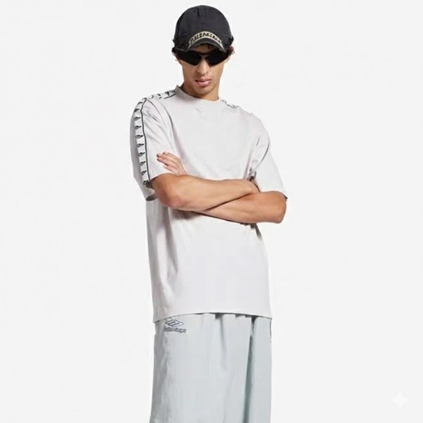 ✨발렌시아가 남성 라운드 반팔 티셔츠 - Balenciaga Mens Round Tshirt - bac13465x
