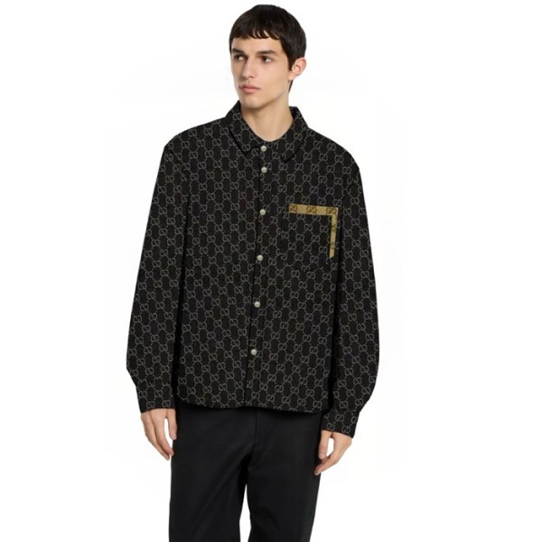 ✨구찌 남성 셔츠 자켓 - Gucci Mens Shirt Jacket - guc13498x