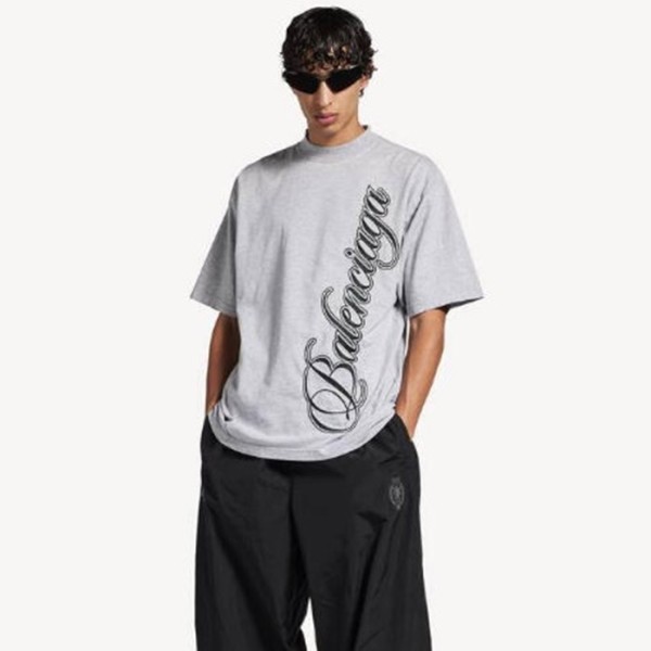 ✨발렌시아가 남성 라운드 반팔 티셔츠 - Balenciaga Mens Round Tshirt - bac13513x