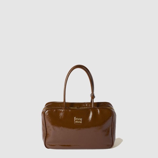 ✨미우미우 여성 나플락 페이턴트 가죽 보 백 - Miumiu Womens Naflac Patent Leather Bow Bag - mib13444x