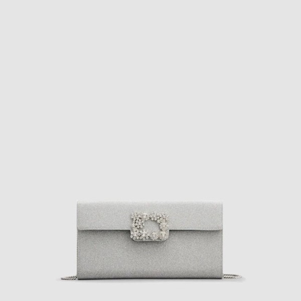 ✨로저비비에 여성 플라워 스트라스 버클 클러치 - Roger Vivier Womens Flower Strass Buckle Clutch - rob13492x