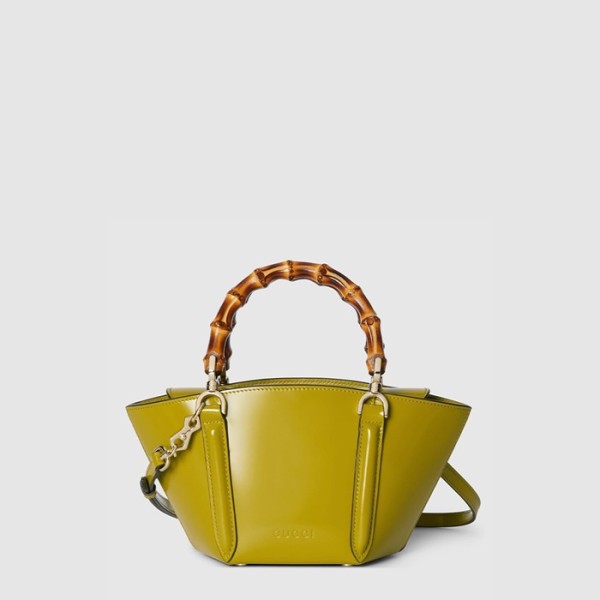 ✨구찌 여성 뱀부 탑 핸들 미니 토트백 - Gucci Womens Bamboo Top Handle Mini Tote Bag - gub13655x
