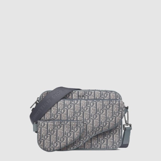 ❤디올 남성 새들 트리플 파우치 - Dior Mens Saddle Triple Pouch - dib13783x