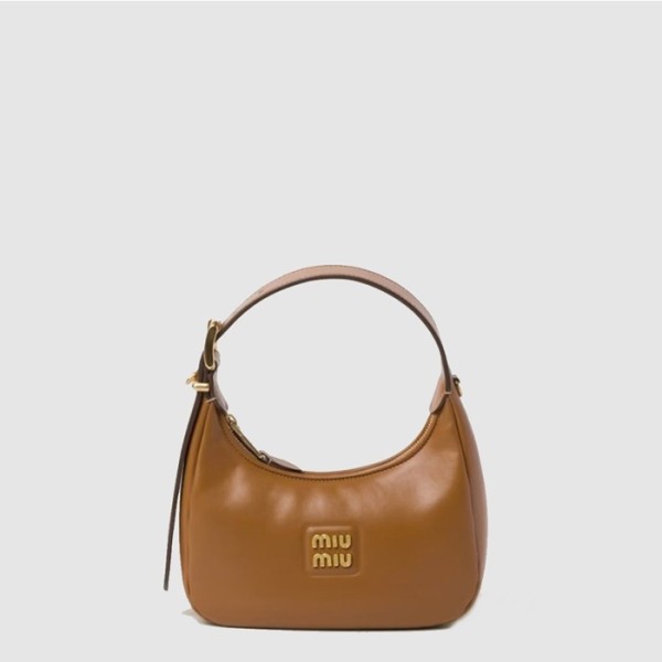 ✨미우미우 여성 가죽 호보백 - Miumiu Womens Leather Hobo Bag - mib14328x