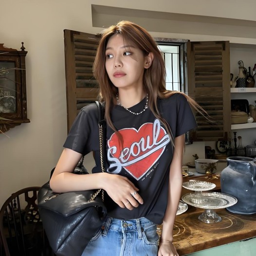 ❤생로랑 수영/이청아 칼립소 체인 라지백