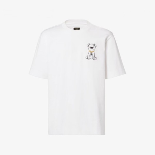 ❤펜디 남성 라운드 반팔 티셔츠 - Fendi Mens Round Tshirt - fec13559x