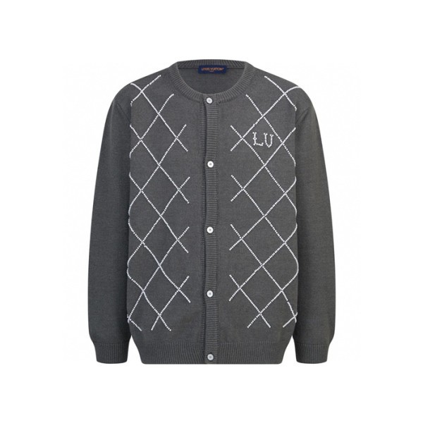 ✨루이비통 남성 라운드 가디건 - Louis vuitton Mens Round Cardigan - lvc13561x
