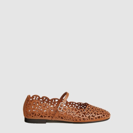 ❤에르메스 여성 메리 발레리나 플랫 - Hermes Womens Meli Ballerina Flat - hes13467x