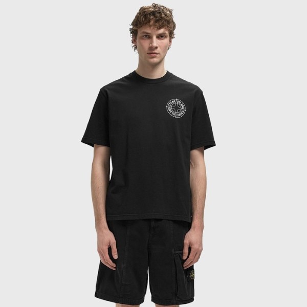 ✨스톤아일랜드 남성 라운드 반팔 티셔츠 - Stone Island Mens Round Tshirt - stc13641x