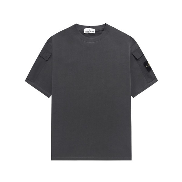 ✨스톤아일랜드 남성 라운드 반팔 티셔츠 - Stone Island Mens Round Tshirt - stc13649x
