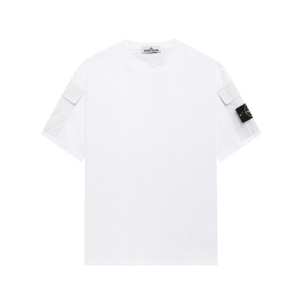 ✨스톤아일랜드 남성 라운드 반팔 티셔츠 - Stone Island Mens Round Tshirt - stc13651x
