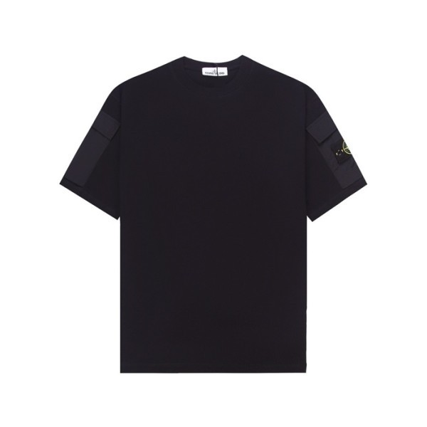 ✨스톤아일랜드 남성 라운드 반팔 티셔츠 - Stone Island Mens Round Tshirt - stc13653x