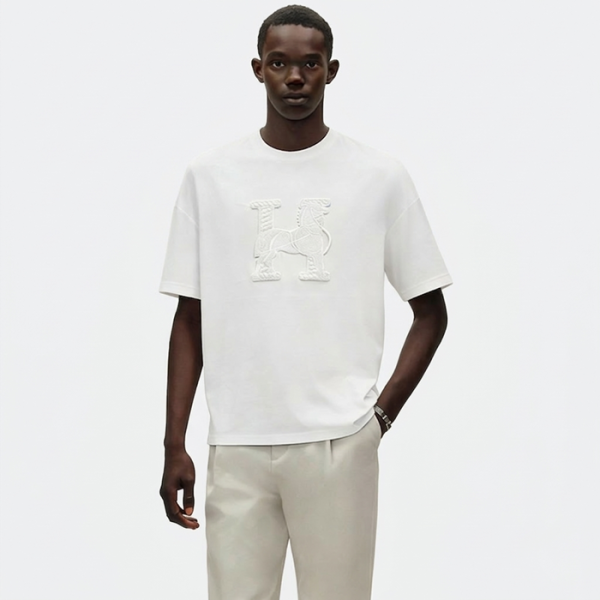 ✨에르메스 남성 라운드 반팔티 - Hermes Mens Round Tshirt - hec13665x