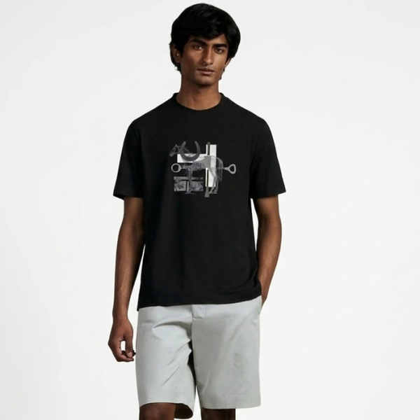 ✨에르메스 남성 라운드 반팔티 - Hermes Mens Round Tshirt - hec13676x