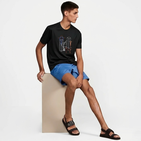 ✨에르메스 남성 라운드 반팔티 - Hermes Mens Round Tshirt - hec13679x