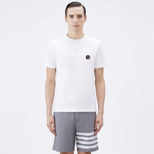 ❤톰브라운 남성 라운드 반팔티 - Thom Browne Mens Round Tshirts - thc13681x