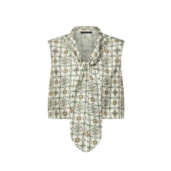 ✨루이비통 여성 크롭드 누보 라발리에르 블라우스 - Louis vuitton Womens Cropped Nouveau Lavalliere Blouse - lvc13701x