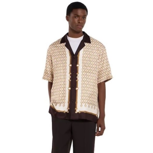 ❤구찌 남성 포플린 볼링 셔츠 - Gucci Mens Poplin Bowling Shirt - guc13727x
