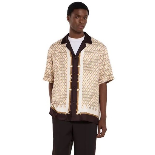 ✨구찌 남성 포플린 볼링 셔츠 - Gucci Mens Poplin Bowling Shirt - guc13727x