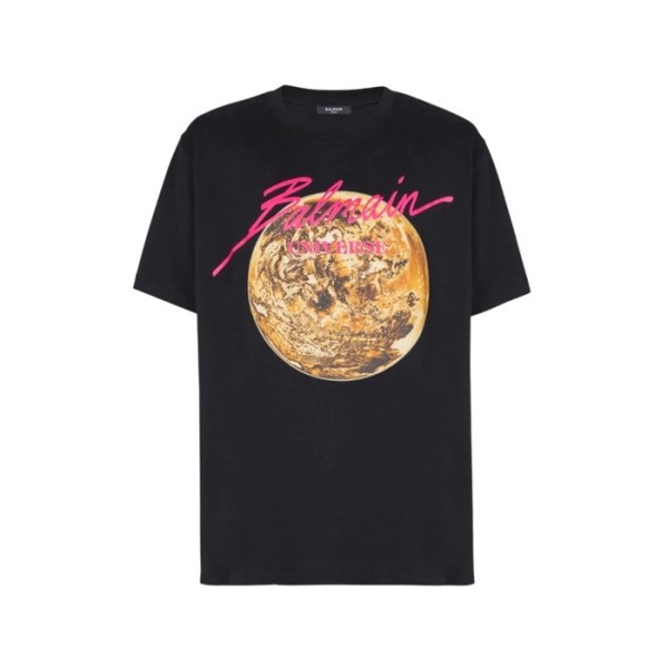 ✨발망 남성 라운드 반팔티 - Balmain Mens Round Tshirt - bmc13764x