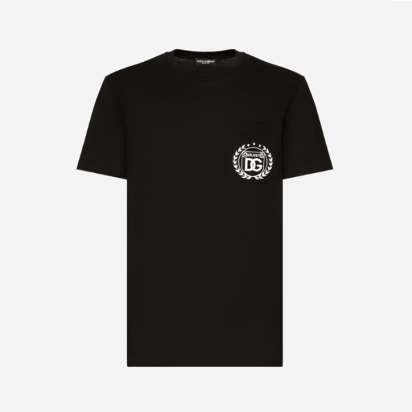 ✨돌체앤가바나 남성 라운드 반팔 티셔츠 - Dolce&Gabbana Mens Round Tshirt - doc13765x