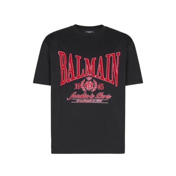 ✨발망 남성 라운드 반팔티 - Balmain Mens Round Tshirt - bmc13775x