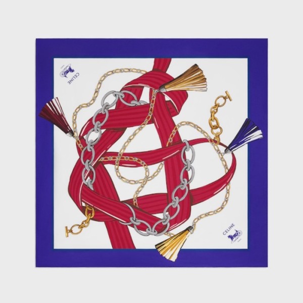 ✨셀린느 여성 트리오페 스퀘어 스카프 - Celine Womens Triomphe Scarf - acc7030x