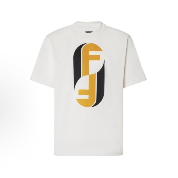 ✨펜디 남성 라운드 반팔 티셔츠 - Fendi Mens Round Tshirt - fec13797x