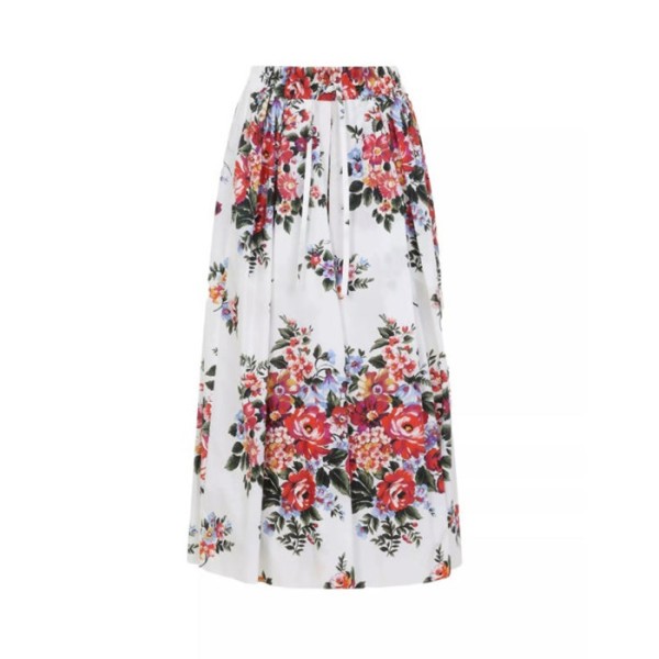 ✨돌체앤가바나 여성 꽃다발 프린트 스커트 - Dolce&Gabbana Womens Bunch Of Flowers Print Skirt - doc13817x