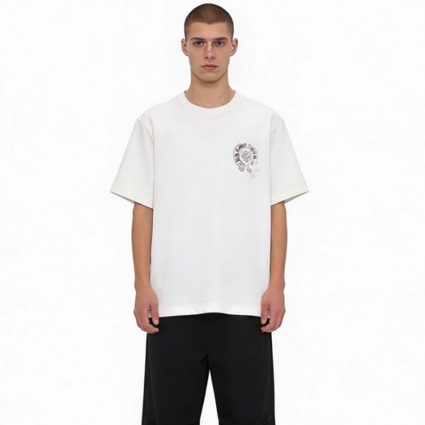 ✨크롬하츠 남성 라운드 반팔티 - Chrom Hearts Mens Round Tshirt - chc13883x