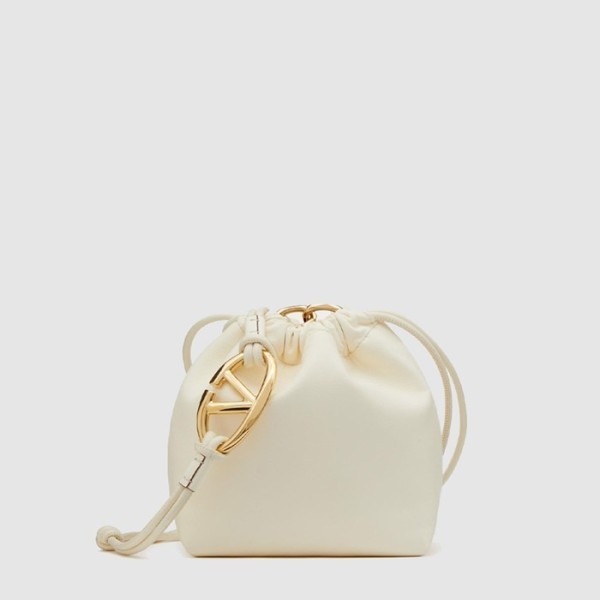 ✨발렌티노 여성 브이로고 푸프 미니 버킷 백 - Valentino Womens V-Logo Pouf Mini Bucket Bag - vab14827x