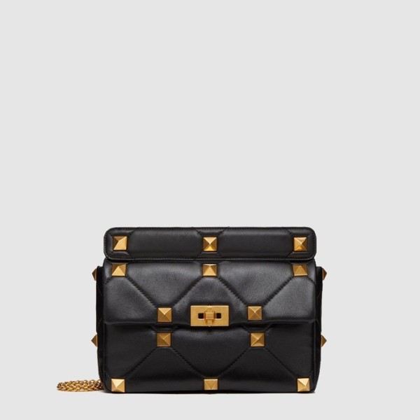 ✨발렌티노 여성 라지 로만 스터드 체인 숄더 백 - Valentino Womens Large Roman Studded Chain Shoulder Bag - vab14835x