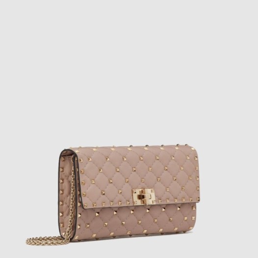 ❤발렌티노 락스터드 스파이크 크로스 바디 클러치 체인 백 - Valentino Womens Rockstud Spike Chain Bag - vab14842x