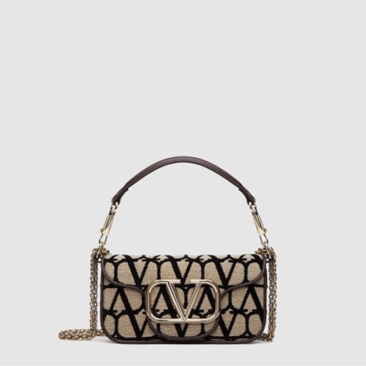 ❤발렌티노 가라바니 로코 카프스킨 스몰 숄더 백 - Valentino Womens Small Rocco Shoulder Bag - vab14876x