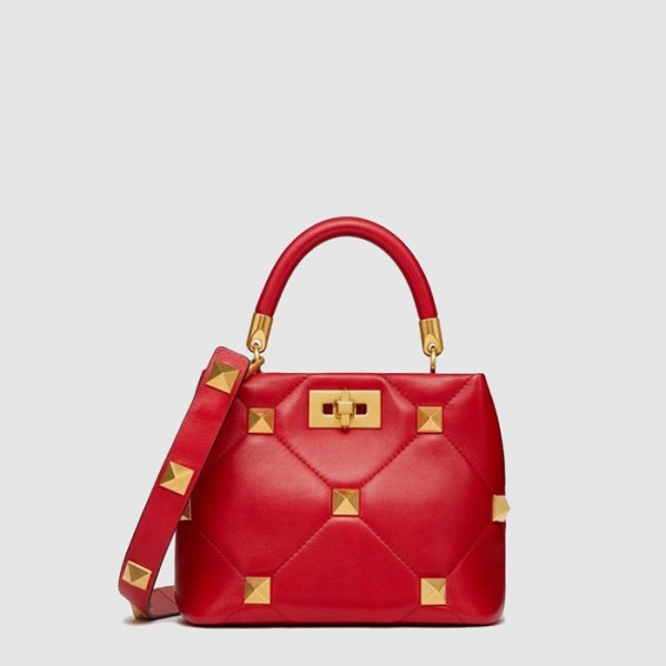 ✨발렌티노 여성 로만 스터드 스몰 토트백 - Valentino Womens Roman Studded Small Tote Bag - vab14980x
