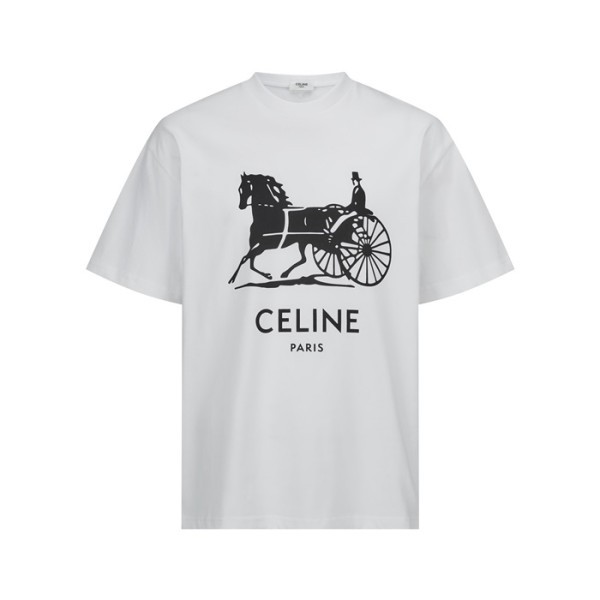 ✨셀린느 남성 반팔 티셔츠 - Celine Mens Round Tshirt - cec14083x