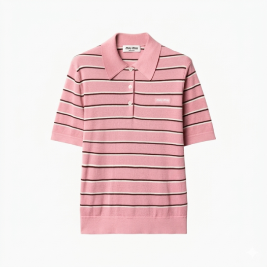 ❤미우미우 여성 폴로 티셔츠 - Miumiu Womens Polo Tshirt - mic14094x