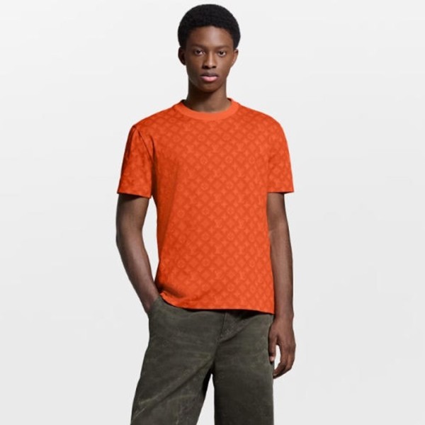 ✨루이비통 남성 모노그램 반팔티 - Louis vuitton Mens Monogram Pattern Short-sleeved Tshirt - lvc14163x