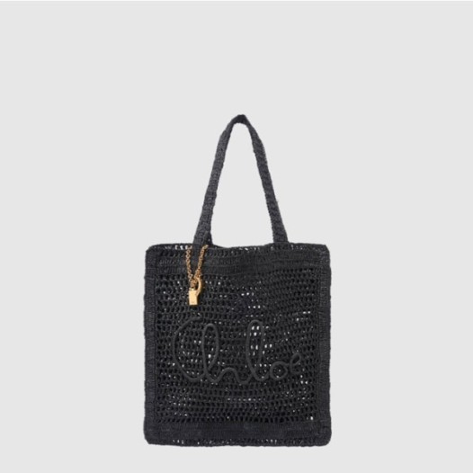 ✨끌로에 여성 라피아 Summer Banana 토트 백 - Chloe Womens Raffia Summer Banana Tote Bag - chb15051x