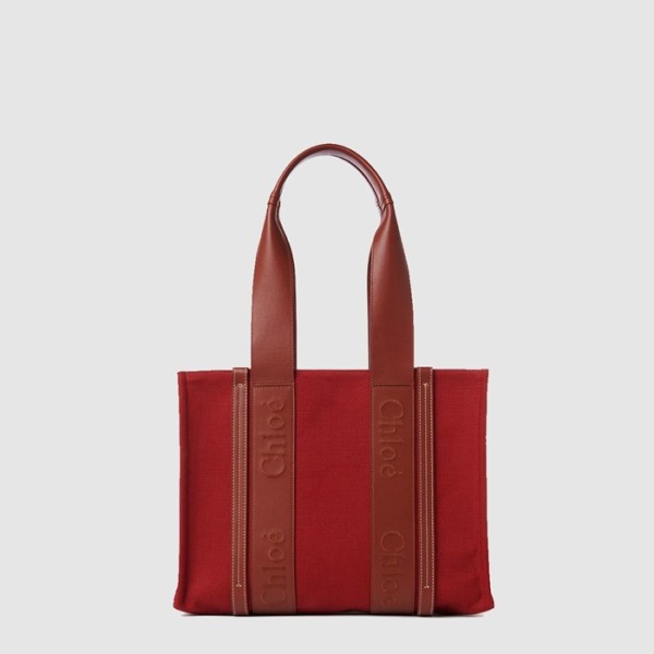 ✨끌로에 여성 우디 토트 백 미듐 - Chloe Womens Woody Tote Bag Medium - chb15112x