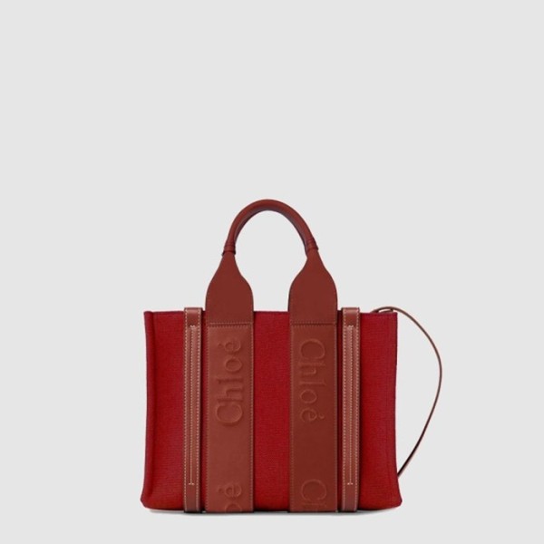 ✨끌로에 여성 우디 스트랩 토트 백 스몰 - Chloe Womens Woody Strap Tote Bag Small - chb15122x