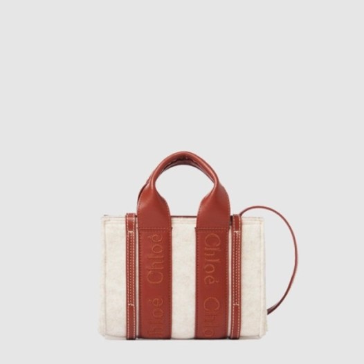 ✨끌로에 여성 우디 스트랩 토트 백 미니 - Chloe Womens Woody Strap Tote Bag Mini - chb15125x