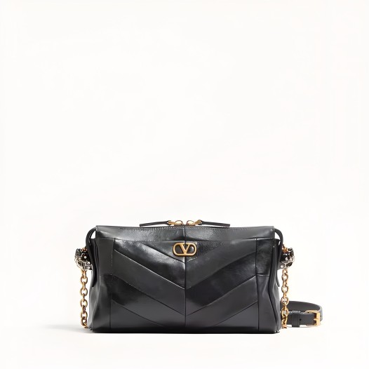 발렌티노 가라바니 판테아 스몰 숄더백 블랙 Valentino Womens
